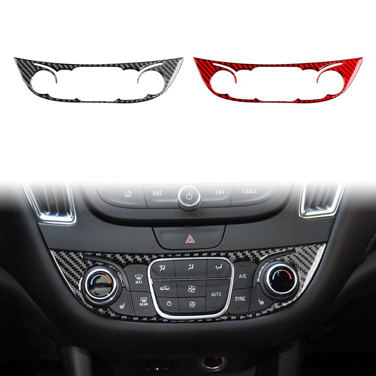 For Chevrolet Malibu 2016-2022 B Model Left-hand Drive Center Control Knob Panel Sticker(Red) - Car Interior Mouldings by PMc TechLife | Online Shopping South Africa | PMc TechLife | Buy Now Pay Later Mobicred