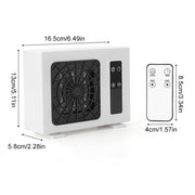 600W Desktop Electric Heater PTC Fast Heating Energy Saving Warm Fan With Remote Control(EU Plug)