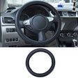 For 36cm-40cm Diameter Steering Wheel Car Silicone Protective Cover Wear Resistant Non-Slip Tire Pattern Driving Grip Sleeve(Black) - Steering Wheel Accessories by PMC TechLife | Online Shopping South Africa | PMC TechLife | Buy Now Pay Later Mobicred