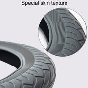 For 36cm-40cm Diameter Steering Wheel Car Silicone Protective Cover Wear Resistant Non-Slip Tire Pattern Driving Grip Sleeve(Beige)