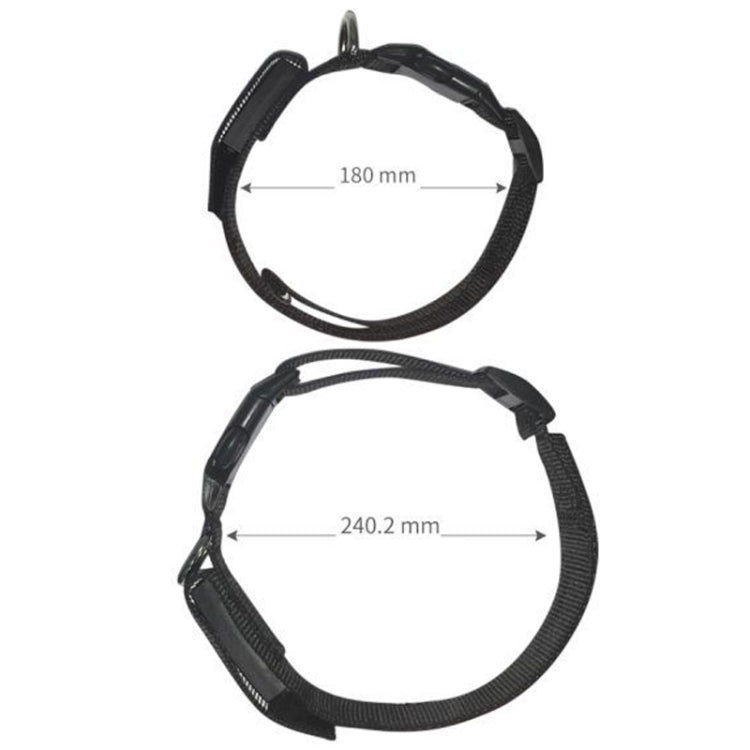 LED Display Pet Collar Rechargeable High Visibility DIY Single Color Collar(Blue) - Collars by PMC TechLife | Online Shopping South Africa | PMC TechLife | Buy Now Pay Later Mobicred