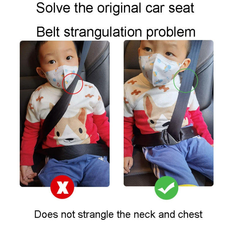 Car Seat Belt Adjuster Child Anti Strangler Neck Seat Fixed Limiter(Pistol Color) - Seat Belts & Padding by PMC TechLife | Online Shopping South Africa | PMC TechLife | Buy Now Pay Later Mobicred