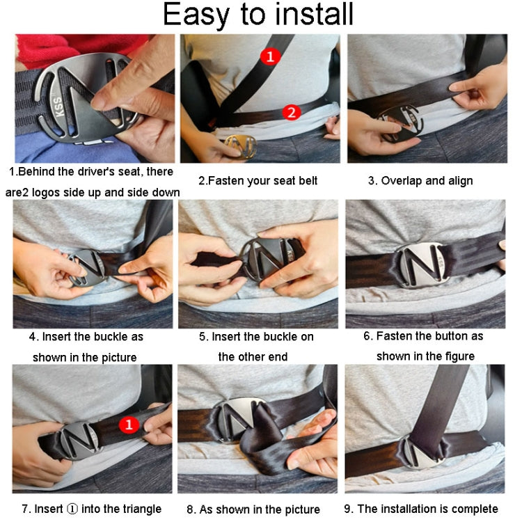 Car Seat Belt Adjuster Child Anti Strangler Neck Seat Fixed Limiter(Pistol Color) - Seat Belts & Padding by PMC TechLife | Online Shopping South Africa | PMC TechLife | Buy Now Pay Later Mobicred