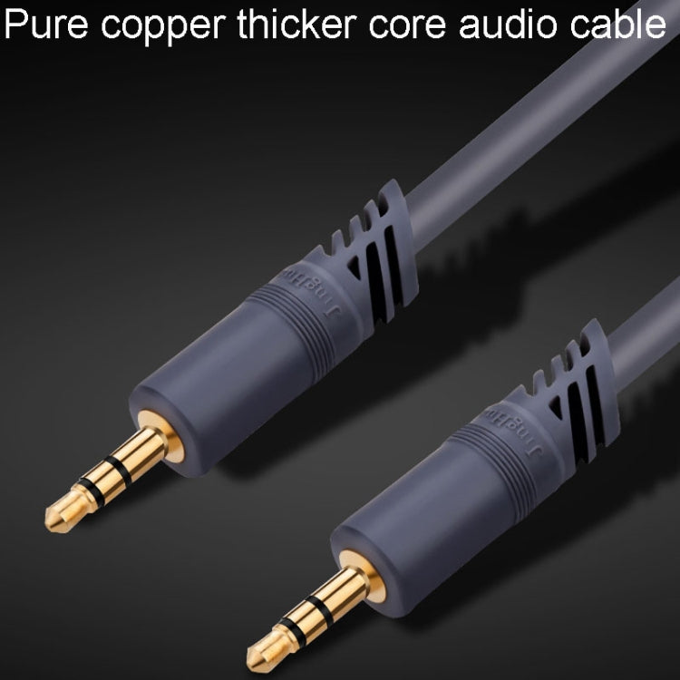 JINGHUA A240 3.5mm Male To Male Audio Cable Cell Phone Car Stereo Microphone Connection Wire, Size: 30m(Gray)