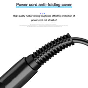 10pcs/ Set 80W Internal Heating Welding Digital Display Soldering Iron Temperature Adjustment Set, Model: Red US Plug