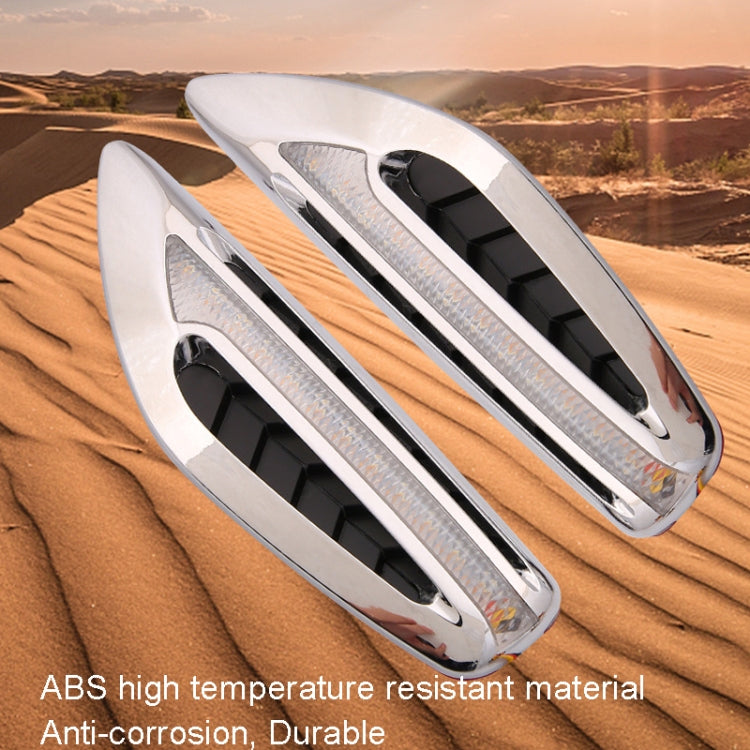 2pcs Car Fender Blade Dynamic Side Marker Lights 12V LED High Bright Daytime Running Lights(White) - Running Lights by PMC TechLife | Online Shopping South Africa | PMC TechLife | Buy Now Pay Later Mobicred