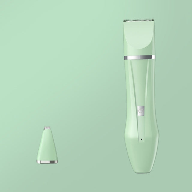Multifunctional Pet Electric Shaver Cat And Dog Hair Clipper, Color: 2-in-1 Green