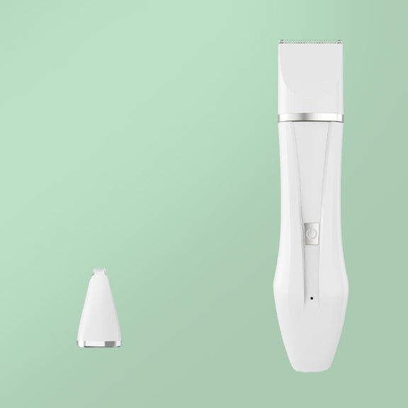 Multifunctional Pet Electric Shaver Cat And Dog Hair Clipper, Color: 2-in-1 White