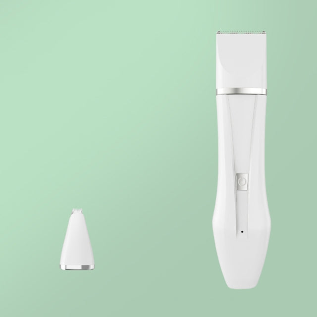 Multifunctional Pet Electric Shaver Cat And Dog Hair Clipper, Color: 2-in-1 White