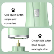 Multifunctional Pet Electric Shaver Cat And Dog Hair Clipper, Color: 4-in-1 White