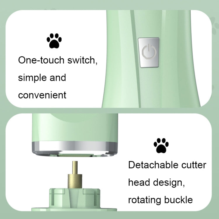 Multifunctional Pet Electric Shaver Cat And Dog Hair Clipper, Color: 2-in-1 White