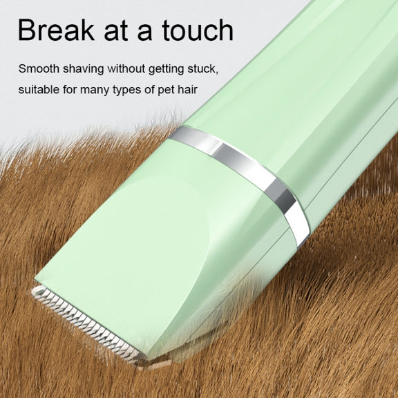 Multifunctional Pet Electric Shaver Cat And Dog Hair Clipper, Color: 2-in-1 White