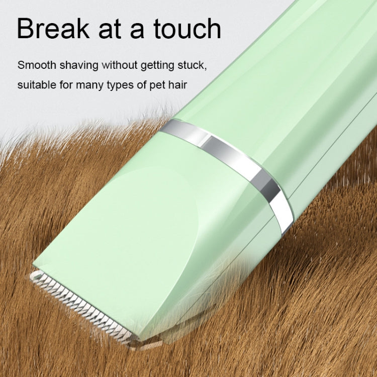 Multifunctional Pet Electric Shaver Cat And Dog Hair Clipper, Color: 2-in-1 White