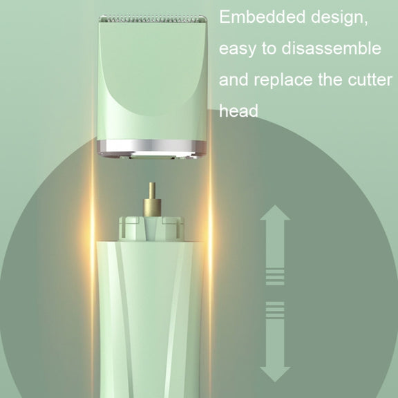 Multifunctional Pet Electric Shaver Cat And Dog Hair Clipper, Color: 2-in-1 White