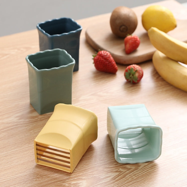 Cup Slicer Strawberry Grape Vegetable Slicing Tool Kitchen Gadget(Yellow)