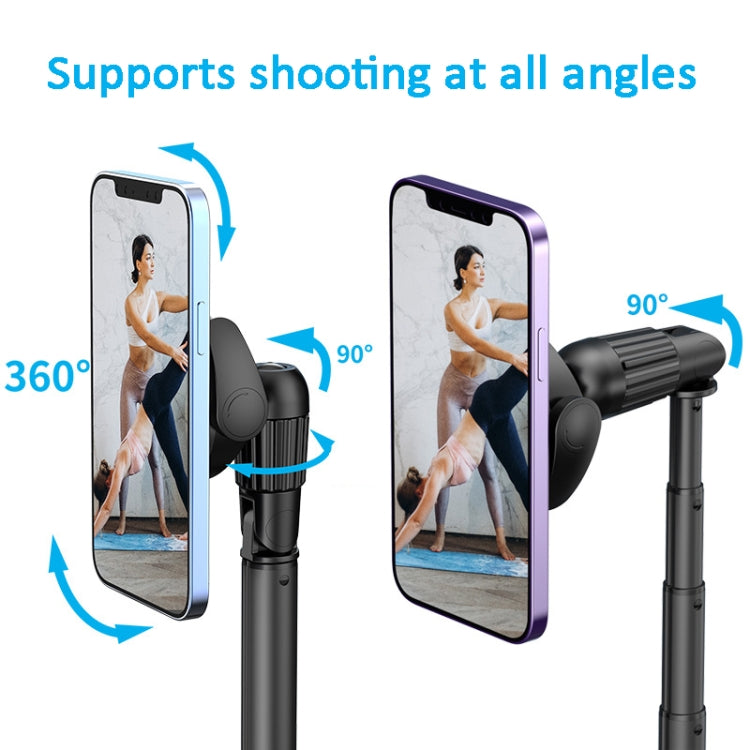 1.5m Magnetic Phone Extendable Selfie Stick Tripod with Wireless Remote  ws-22001- 4 - Selfie Sticks by PMC TechLife | Online Shopping South Africa | PMC TechLife | Buy Now Pay Later Mobicred