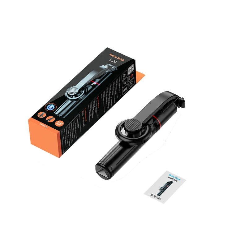 L20 Magnetic Bluetooth Selfie Stick Phone Holder Desktop Tripod Without Fill Light