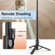 L20 Magnetic Bluetooth Selfie Stick Phone Holder Desktop Tripod Without Fill Light
