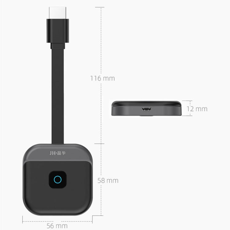 JINGHUA Z500 HD Intelligent Wireless Screen Thrower Support Horizontal And Vertical Screen Switching - Wireless Display Dongle by JINGHUA | Online Shopping South Africa | PMC TechLife | Buy Now Pay Later Mobicred