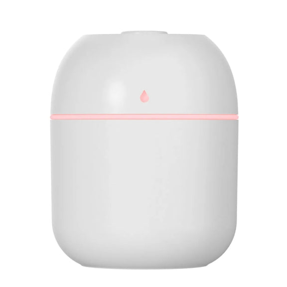 USB Plug-in Car Household Air Purification Water Drop Humidifier Large Capacity Sprayer(White)