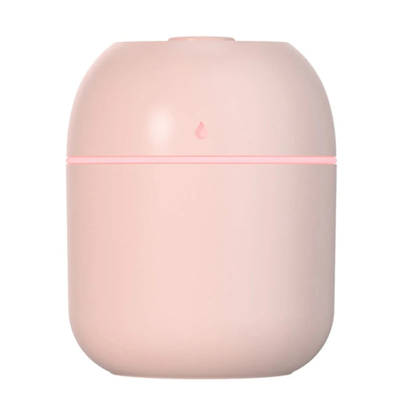 USB Plug-in Car Household Air Purification Water Drop Humidifier Large Capacity Sprayer(Pink)