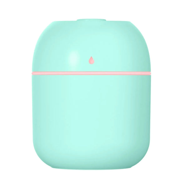 USB Plug-in Car Household Air Purification Water Drop Humidifier Large Capacity Sprayer(Green)