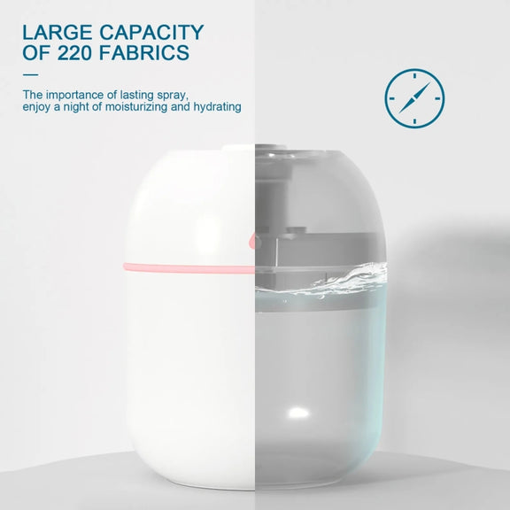 USB Plug-in Car Household Air Purification Water Drop Humidifier Large Capacity Sprayer(Green)
