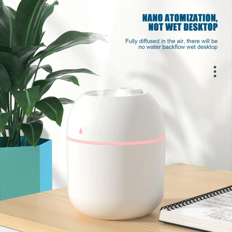 USB Plug-in Car Household Air Purification Water Drop Humidifier Large Capacity Sprayer(Green)