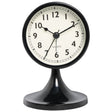 Metal Retro Silent Table Alarm Clock Student Bedside Clock With Night Light(Black) - free shipping - PMc TechLife - Order now!