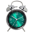 4.5 Inch Electroplated Metal Ring Bell Alarm Clock Quartz Clock With Night Light ?, Style: Green - Novelty Clock by PMc TechLife | Online Shopping South Africa | PMc TechLife | Buy Now Pay Later Mobicred