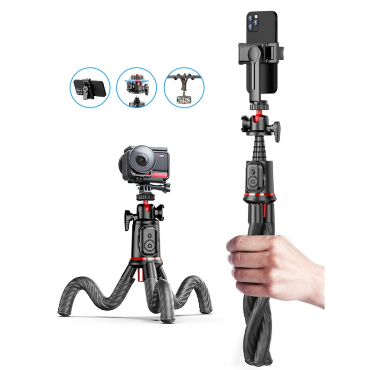 C03 Telescopic Pole With Remote Octopus Tripod Mobile Phone Camera Portable Handheld Photo Bracket - Stand by PMC TechLife | Online Shopping South Africa | PMC TechLife | Buy Now Pay Later Mobicred