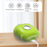For Beats Fit Pro Transparent PC Hard Shell Earphone Protective Case with Lanyard(Transparent Yellow)