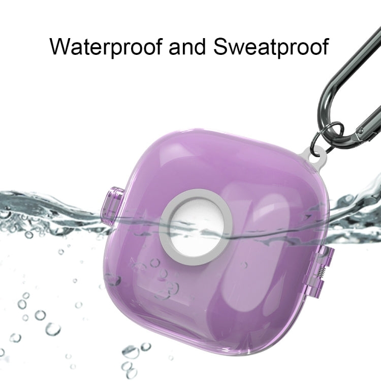 For Beats Fit Pro Transparent PC Hard Shell Earphone Protective Case with Lanyard(Transparent Yellow) - Other Case by PMC Jewellery | Online Shopping South Africa | PMC Jewellery | Buy Now Pay Later Mobicred