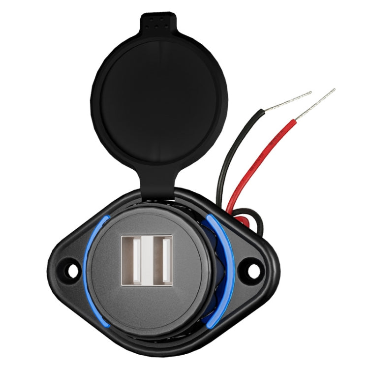 Dual USB 12V/24V Waterproof Modified Car Charger(UCC-310-2U 3.1A) - DIY Modified Charger by PMC TechLife | Online Shopping South Africa | PMC TechLife