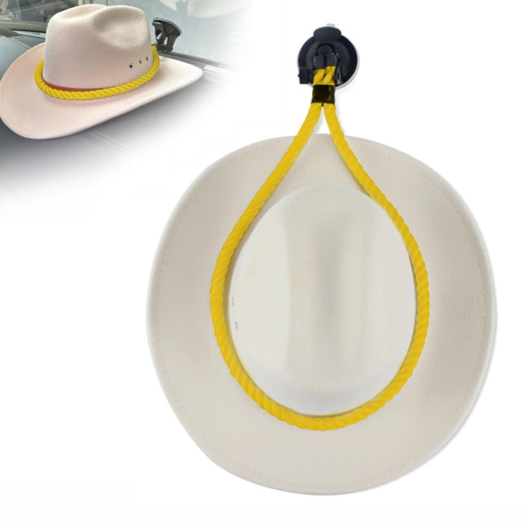 Car Cowboy Hat Rack Home Door Rear Hat Hook Holder, Color: Yellow - free shipping - PMC TechLife - Order now!