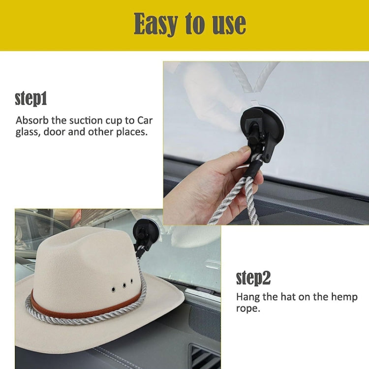 Car Cowboy Hat Rack Home Door Rear Hat Hook Holder, Color: Black - Stowing Tidying by PMC TechLife | Online Shopping South Africa | PMC TechLife | Buy Now Pay Later Mobicred