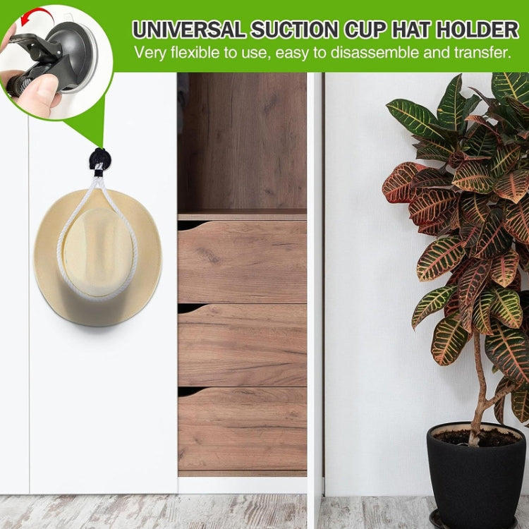 Car Cowboy Hat Rack Home Door Rear Hat Hook Holder, Color: Black - Stowing Tidying by PMC TechLife | Online Shopping South Africa | PMC TechLife | Buy Now Pay Later Mobicred
