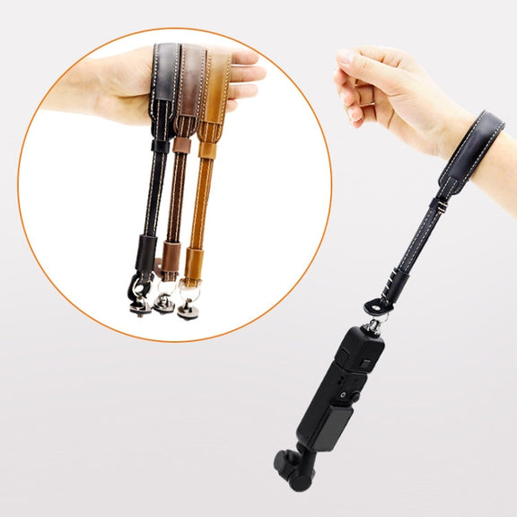 Camera Gimbal Hand Strap Handheld Stabilizer Accessories Wrist Strap For DJI OSMO Pocket 3 / OM 3 / OM 4 / OM 5 / OM 6(Coffee Color)