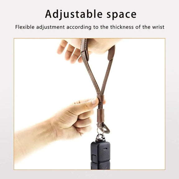Camera Gimbal Hand Strap Handheld Stabilizer Accessories Wrist Strap For DJI OSMO Pocket 3 / OM 3 / OM 4 / OM 5 / OM 6(Coffee Color)
