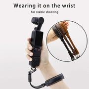 Camera Gimbal Hand Strap Handheld Stabilizer Accessories Wrist Strap For DJI OSMO Pocket 3 / OM 3 / OM 4 / OM 5 / OM 6(Coffee Color)