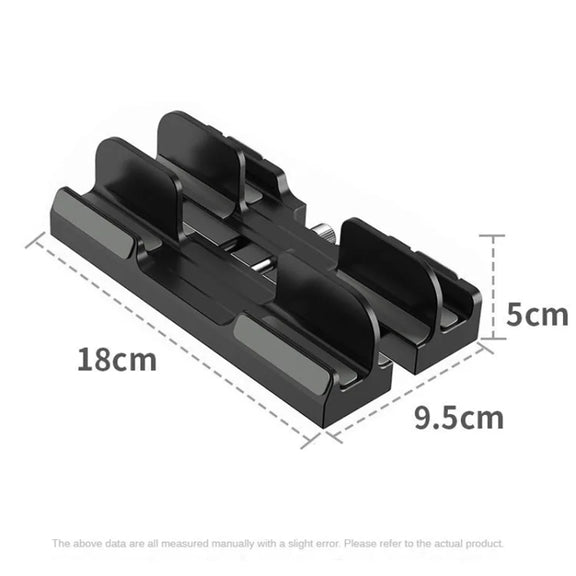 Dual-Purpose Laptop Vertical Stand Storage Rack Desktop Heightening Cooling Base(White)
