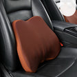 Car Memory Foam Neck Pillow Car Neck Rest Silk Pillow Car Seat Cervical Cushion, Style: Lumbar Pad Coffee - Seat Accessories by PMC TechLife | Online Shopping South Africa | PMC TechLife | Buy Now Pay Later Mobicred