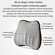 Car Memory Foam Neck Pillow Car Neck Rest Silk Pillow Car Seat Cervical Cushion, Style: Headrest Black