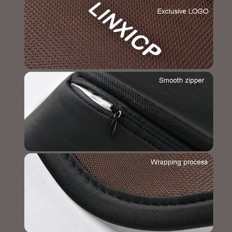 LINXICP 3 In 1 Car Seat Lumbar Cushion Summer Special Memory Foam Breathable Car Back Pad(Black) - Seat Accessories by LINXICP | Online Shopping South Africa | PMC TechLife | Buy Now Pay Later Mobicred