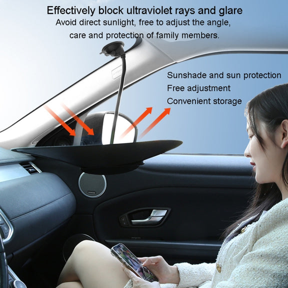 Car All Round Window Sunshade Adjustable Sunscreen Heat Insulation Sun Shade(Fresh Green)