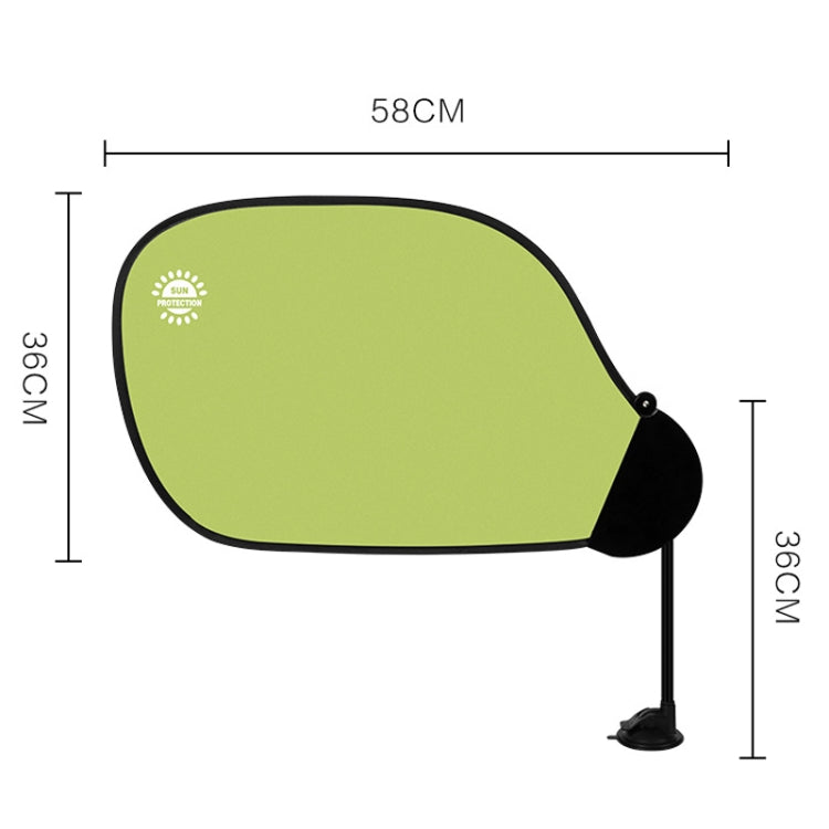 Car All Round Window Sunshade Adjustable Sunscreen Heat Insulation Sun Shade(Fresh Green) - Sound & Heat Insulation Cotton by PMC TechLife | Online Shopping South Africa | PMC TechLife | Buy Now Pay Later Mobicred