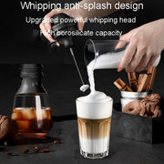 Kacheeg Electrical Stainless Steel Coffee Whisk Portable Whipping Milk Froth Mixer(No Battery)