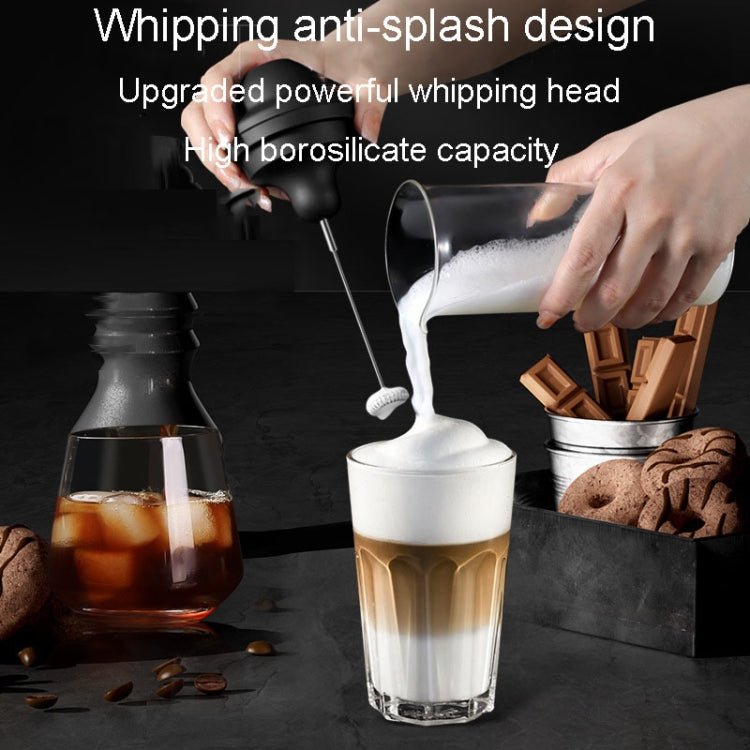 Kacheeg Electrical Stainless Steel Coffee Whisk Portable Whipping Milk Froth Mixer(No Battery)