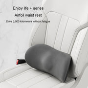 Car Cushion Driving Seat Cervical Support Backrest Pillow, Style: Waist Pad Blue