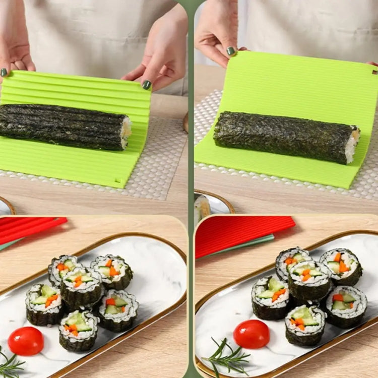Silicone Sushi Curtain Hand Roll Mold Double-sided Kimbap Tool(Green) - Gadgets by PMC TechLife | Online Shopping South Africa | PMC TechLife